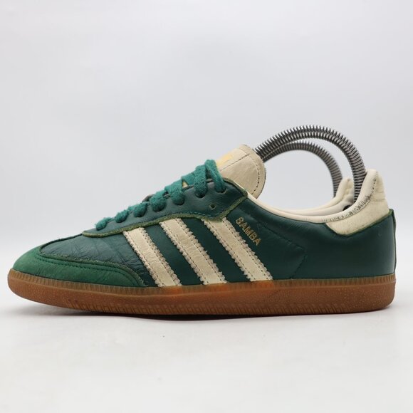 Adidas Samba OG Sneakers Women's US Size 6.5 Original Collegiate Green IE0872 - Picture 3 of 14